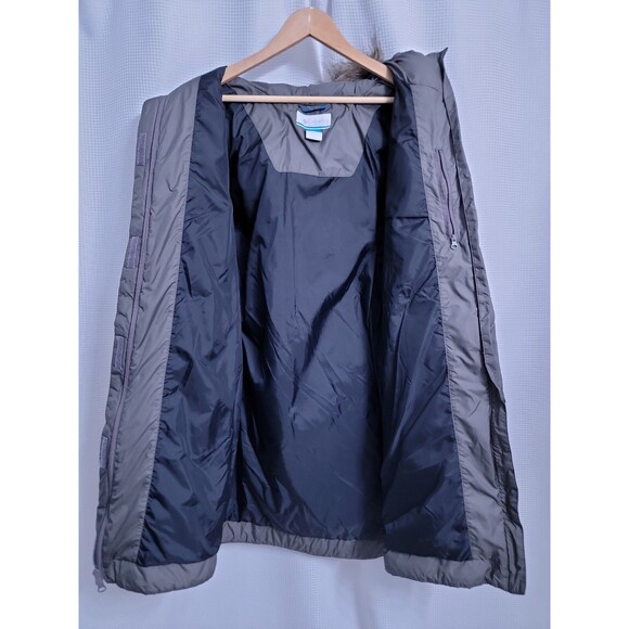 Columbia Snow Eclipse Fur Lined Hood Mid Jacket Women's size LARGE - Picture 5 of 8
